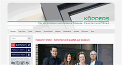 Desktop Screenshot of fenster-kueppers.de