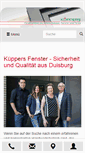 Mobile Screenshot of fenster-kueppers.de